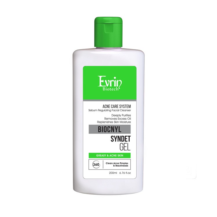 ژل شستشوی صورت آنتی آکنه EVRIN