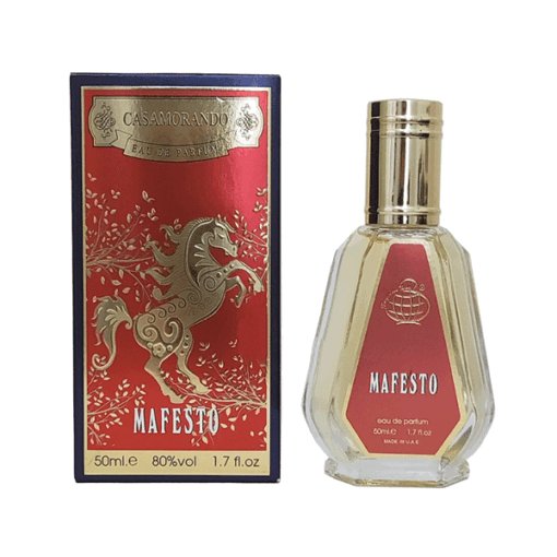 ادکلن 50 میل فراگرنس ورد مدل کازاموراندو مفستو رایحه زرجوف کازاموراتی مفیستو