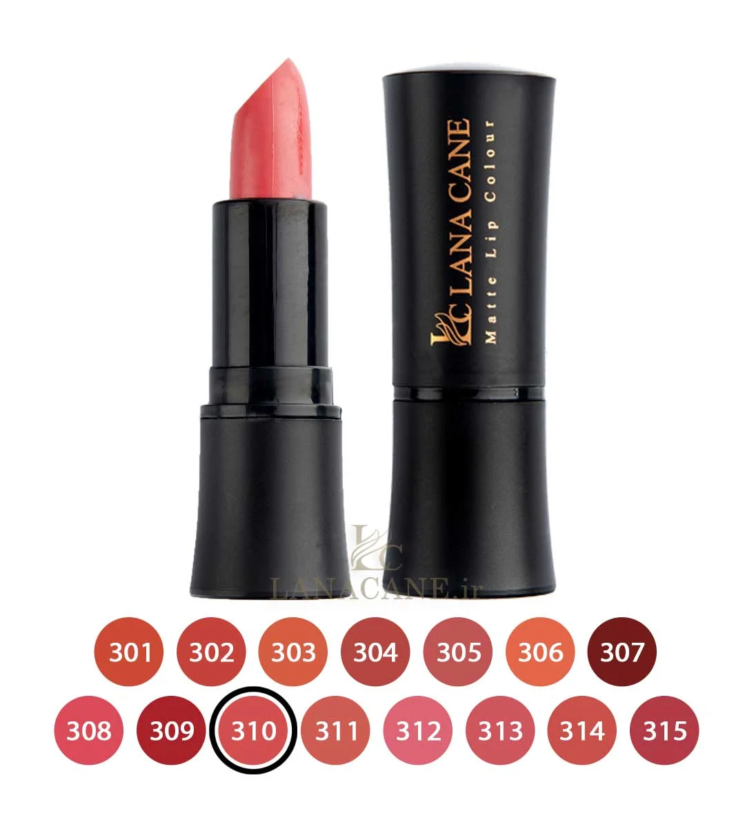 رژ لب جامد لاناکین مدل  MATT LIP COLOUR