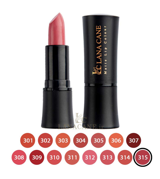 رژ لب جامد لاناکین شماره 314 ضد تب و ۲۴ ساعته
