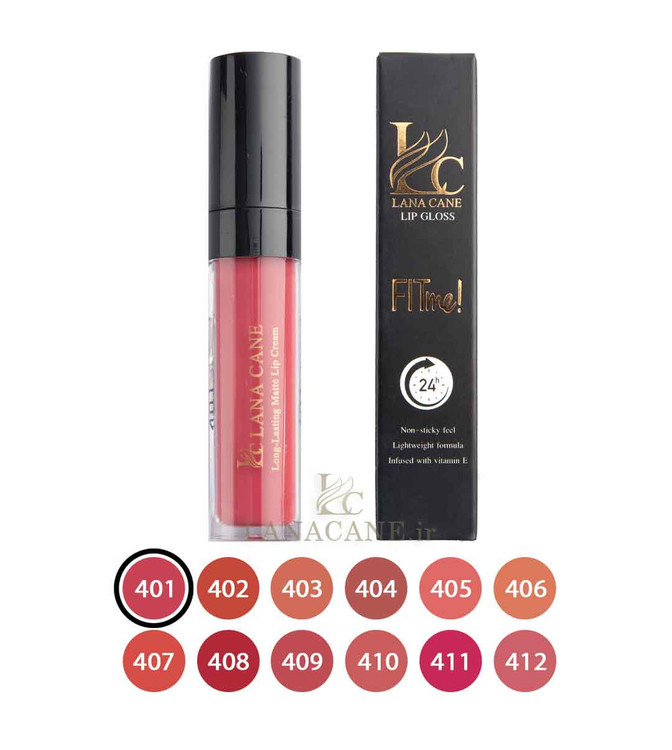 رژ لب مایع لاناکین شماره 401