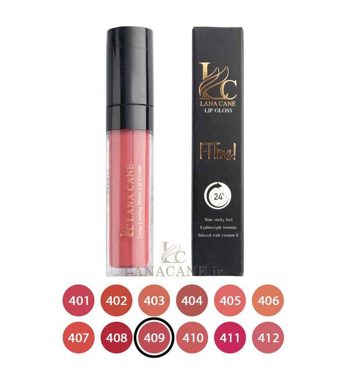 رژ لب مایع لاناکین شماره 409