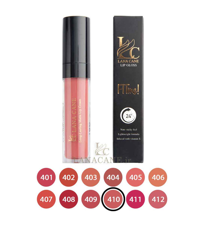 رژ لب مایع لاناکین شماره 410